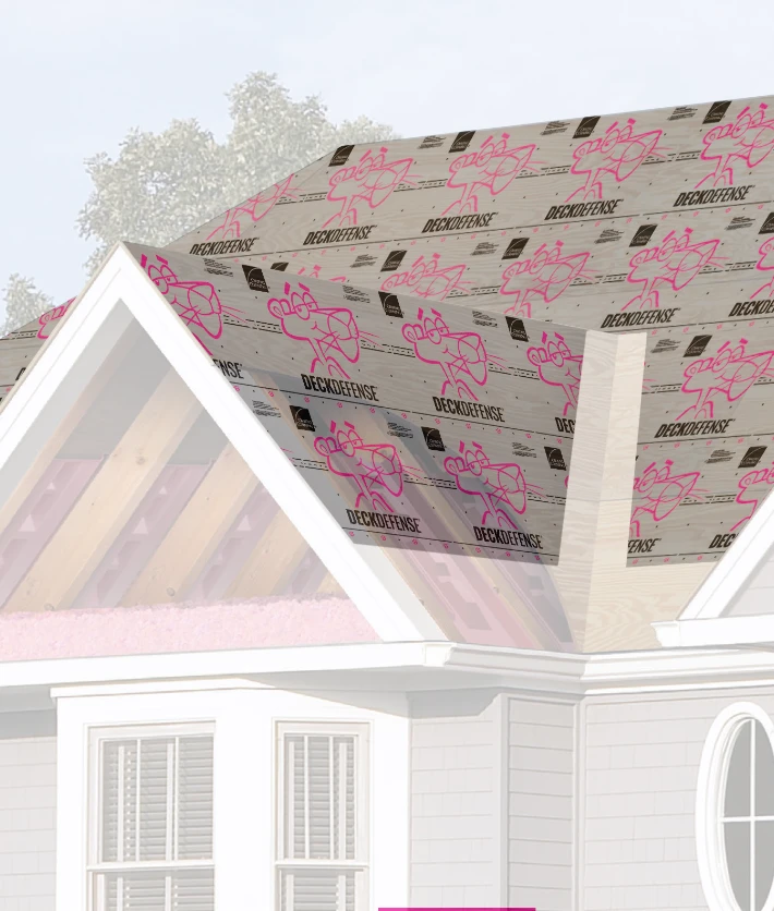Synthetic underlayments on roof diagram