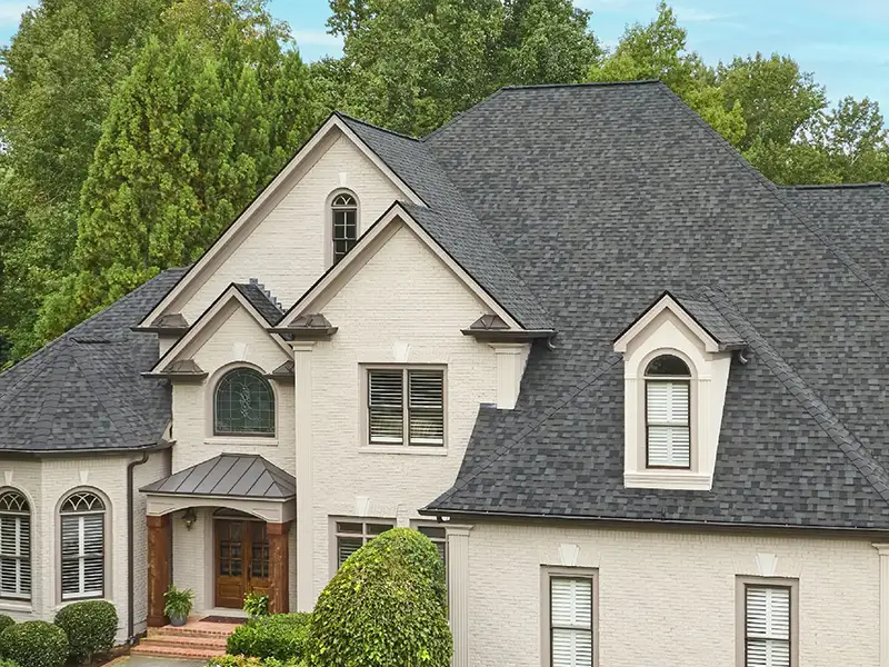 Home with Williamsburg Gray TruDefinition Duration shingles